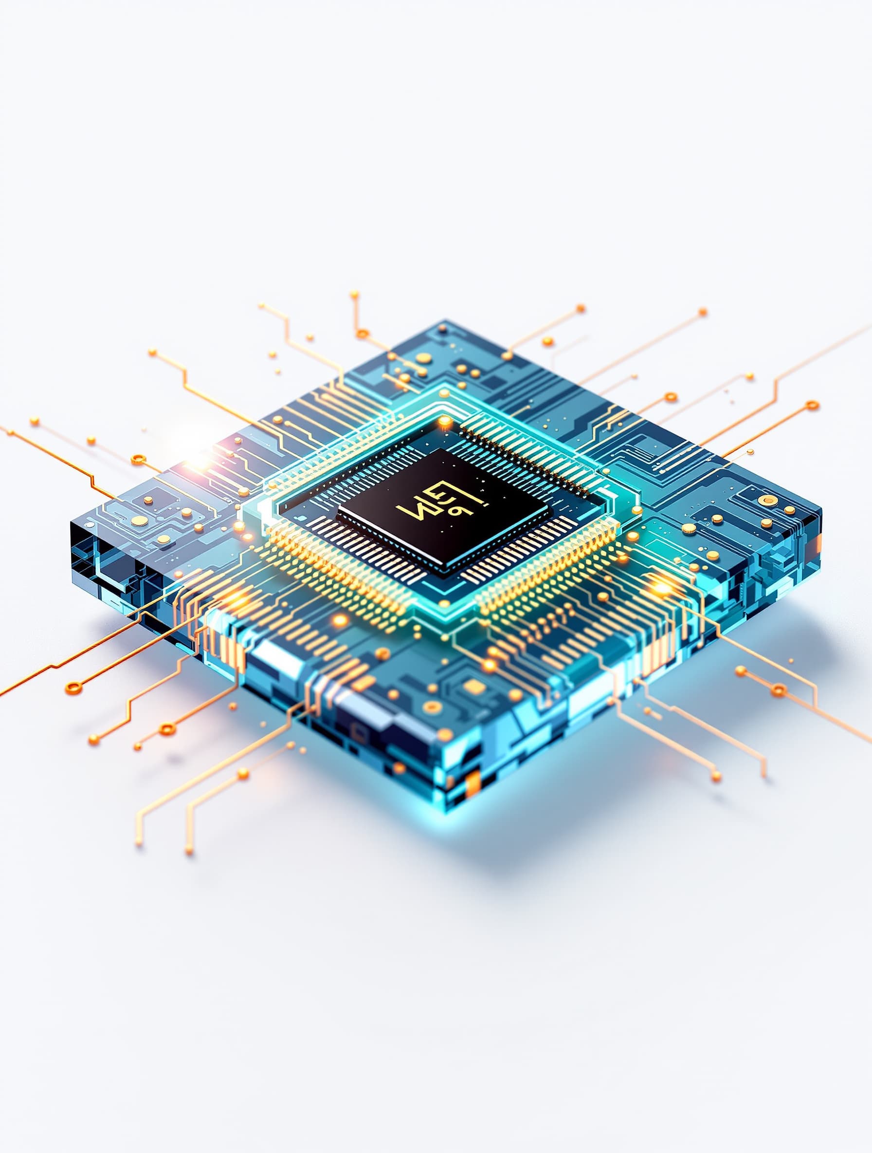 AI readiness & digital skills — glass render