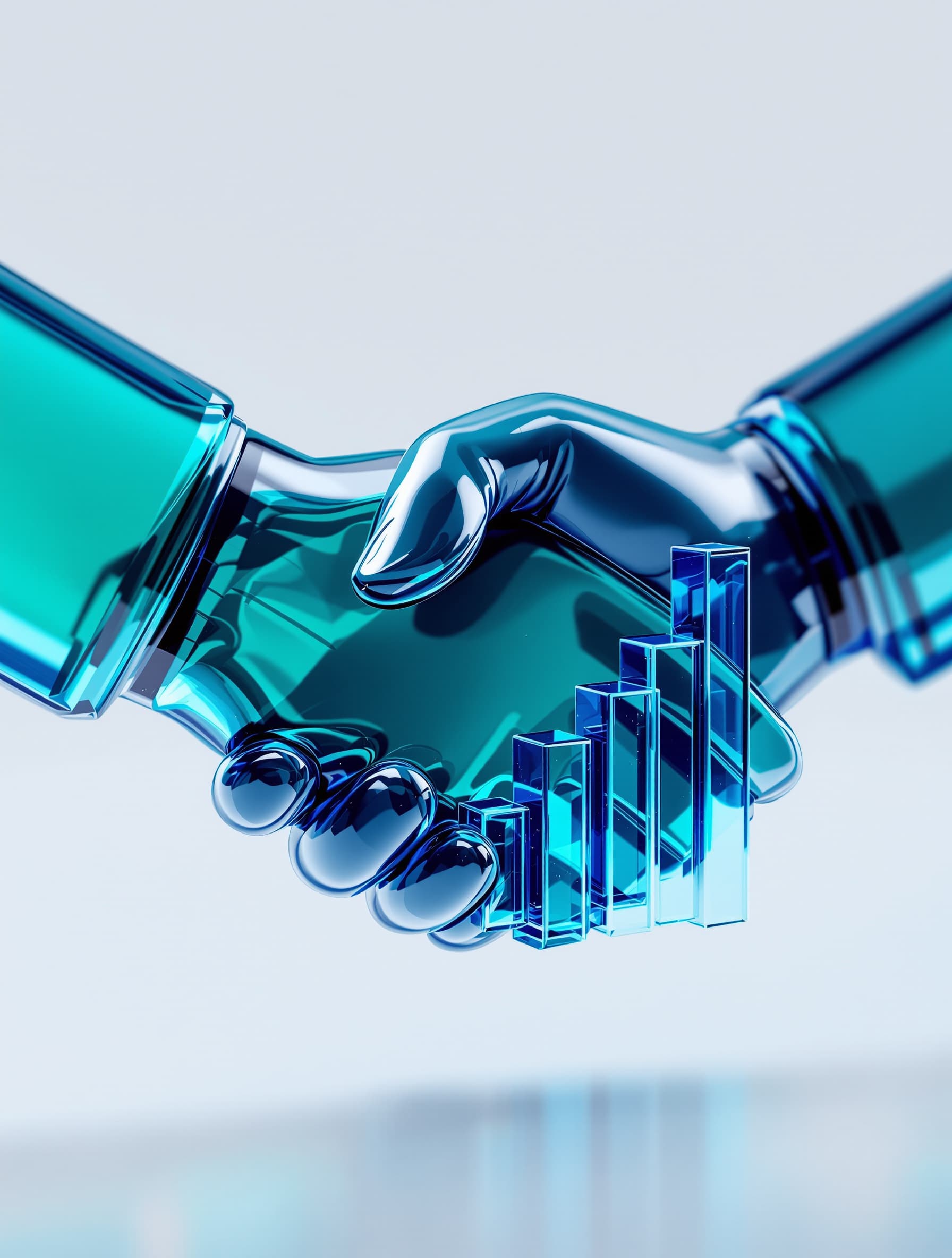 Sales & customer experience — glass render
